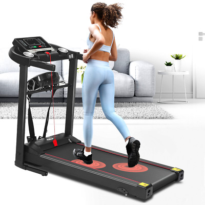 Laufband Elektrisch Massagegerät & Neigung Faltbar Motorisiert Laufmaschine Zuhause UK