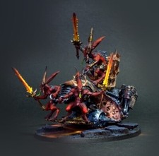 Rendmaster, Herald of Khorne on Blood Throne ** COMMISSION **  pro painting
