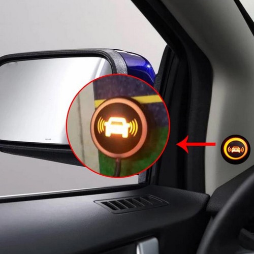 2x Vehicle Car Blind Spot Detection System BSD Warning Light Alarm Universal 5V