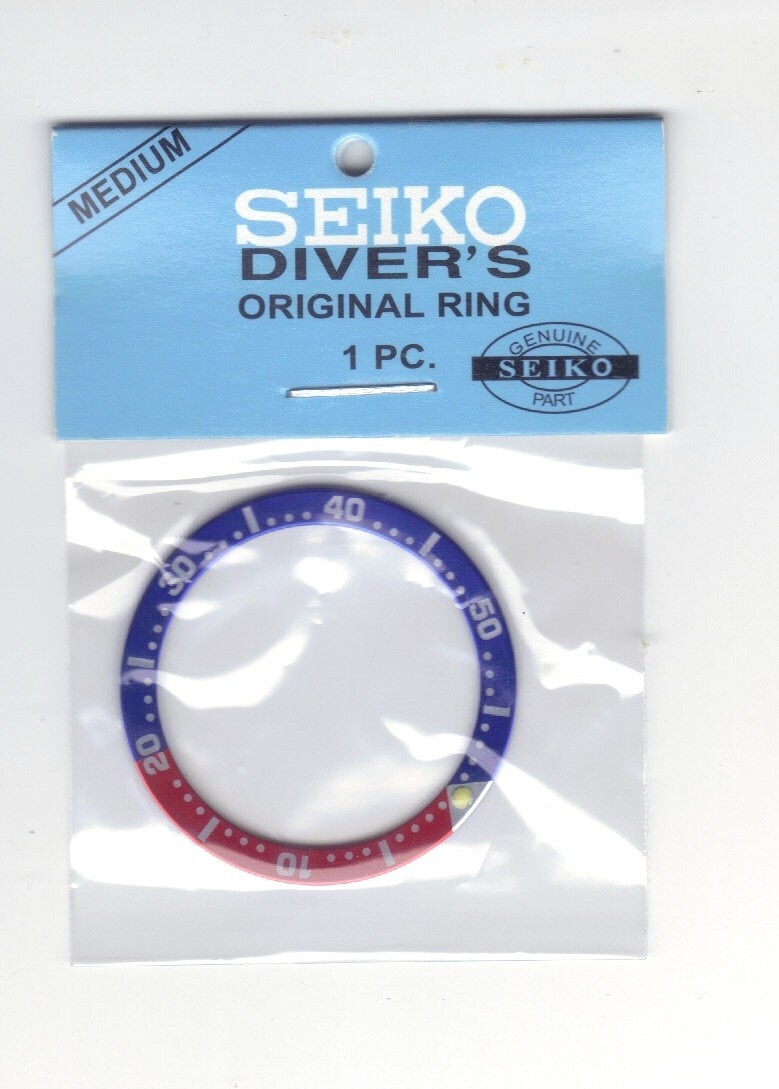 Seiko SKX013 pepsi red blue bezel ring insert HARAJUKO CO