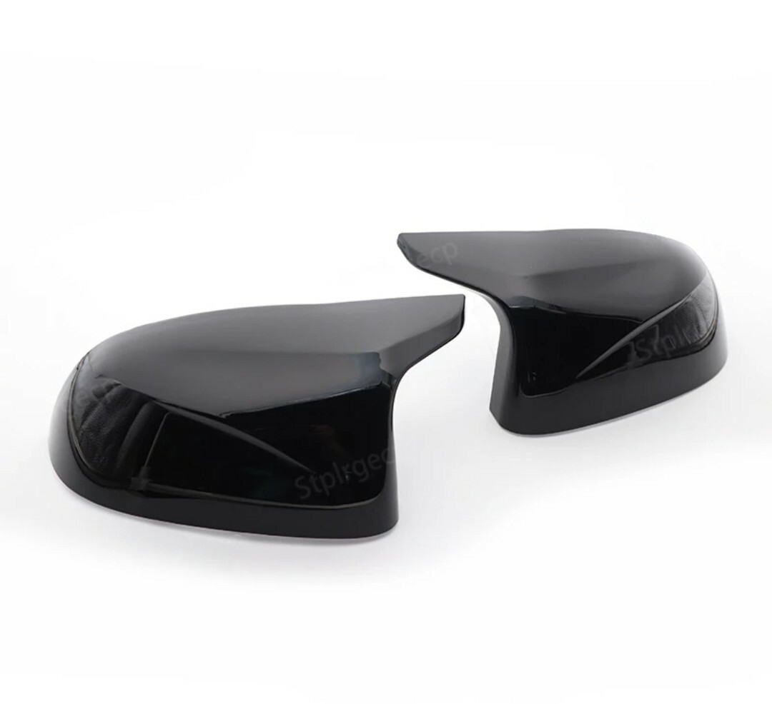 Coques De Rétroviseurs Noires Brillantes Pour BMW Série 5 E60/E61/E63/E64 (2004-2008)