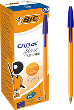 Orange Original Fine Ballpoint Pens, Writing Pens with Long-Lasting Ink, Fine Po