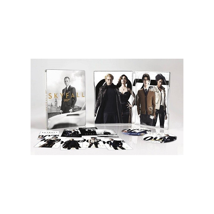 Skyfall 007 Combo Steelbook Blu-Ray + DVD Nuova