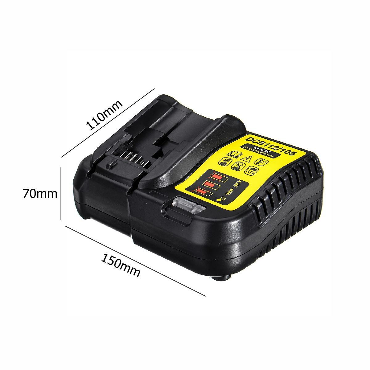 new for dewalt 18v battery charger For DeWalt DCB112 Liion DCB115XE 10.8v18v eBay