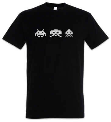Digital Invaders Herren T-Shirt Spiel Arcade Game Retro Nerd Alien VG Sprite