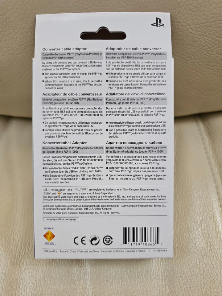 NUEVO Adaptador de cable convertidor portátil Sony Playstation PSP GO PSP-N440, PSP-N1000 Foto 2 de 4
