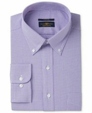 Club Room Mens Classic/Regular Fit Wrinkle Resistant Dress Shirt 15 1/2