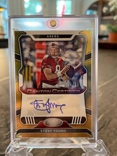 2023 Certified Steve Young Canton Cert Signatures Gold Auto #4/10