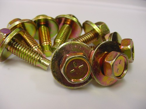 8x Chevrolet Bench & Bucket Seat Hex Head Bolts 5/16''-18 x 1-1/16'' Screws NOS - 第 4/5 張圖片