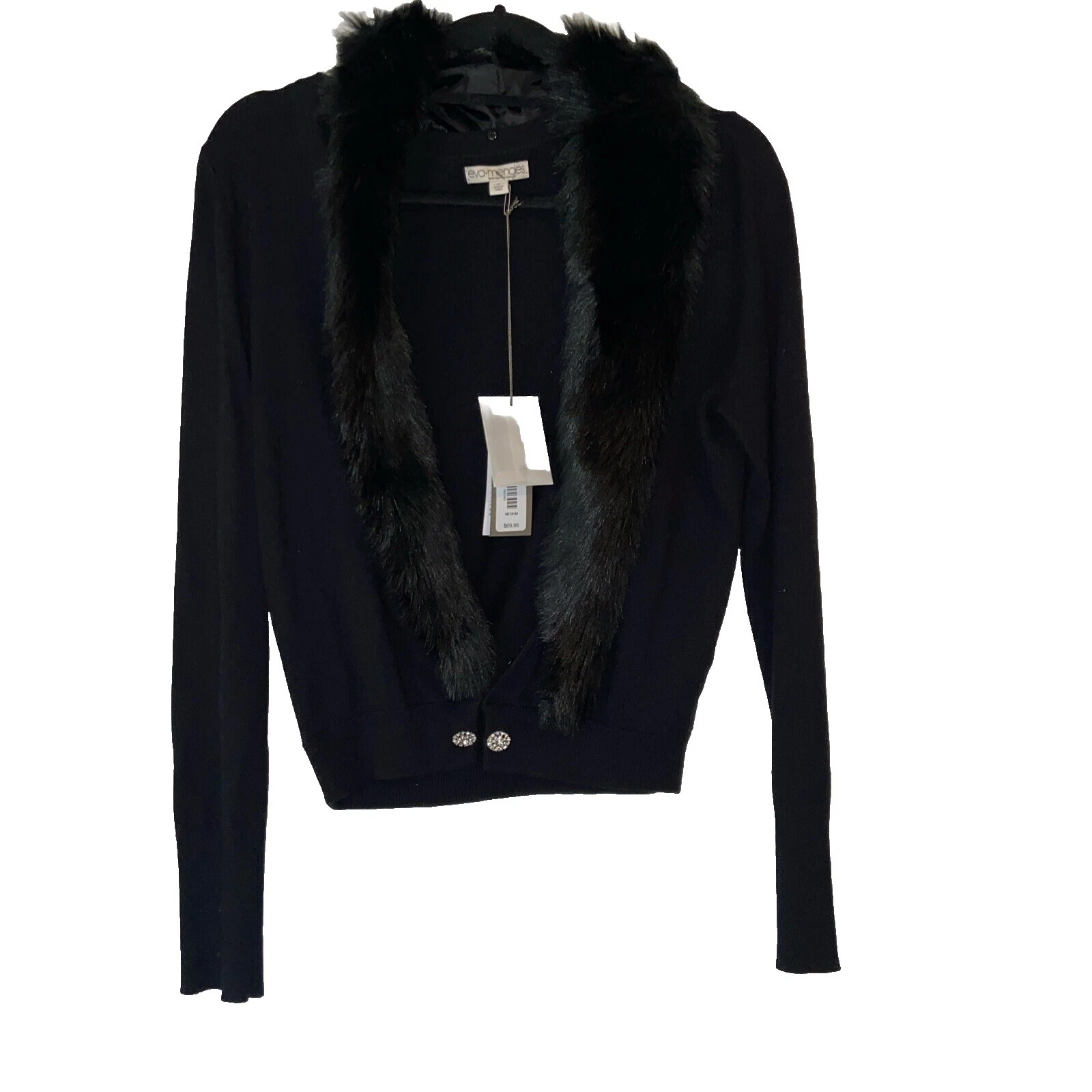 Женские кардиганы с длинным рукавом меховые