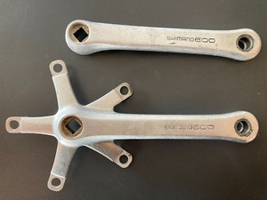 SHIMANO 600 FC-6400 PÉDALIER ultegra vélo de route vélo 53 39 vintage 7
