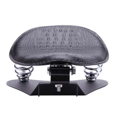 Bid4ze Aligator Leather Bobber Solo Seat 3" Spring Bracket Mount Base Plate Pan Kit - View #8