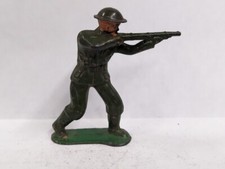 Antique Barclay Manoil 1930 s Soldier With Rifle Aiming To Fire Vintage A-80