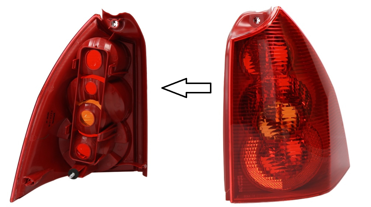 Feu arrière droit Peugeot 307 étanchéité IP67 bloc optique rouge cristal 6351Q6