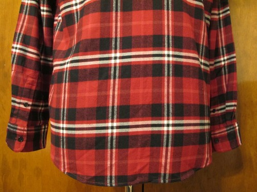 POLO Ralph Lauren women's plaid red/black reach beaded soft flannel shirt Large - Picture 12 of 12
