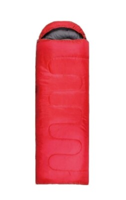 Coolzon Lightweight Backpacking Sleeping Bag Adults/Kids, Cold Weather. Red