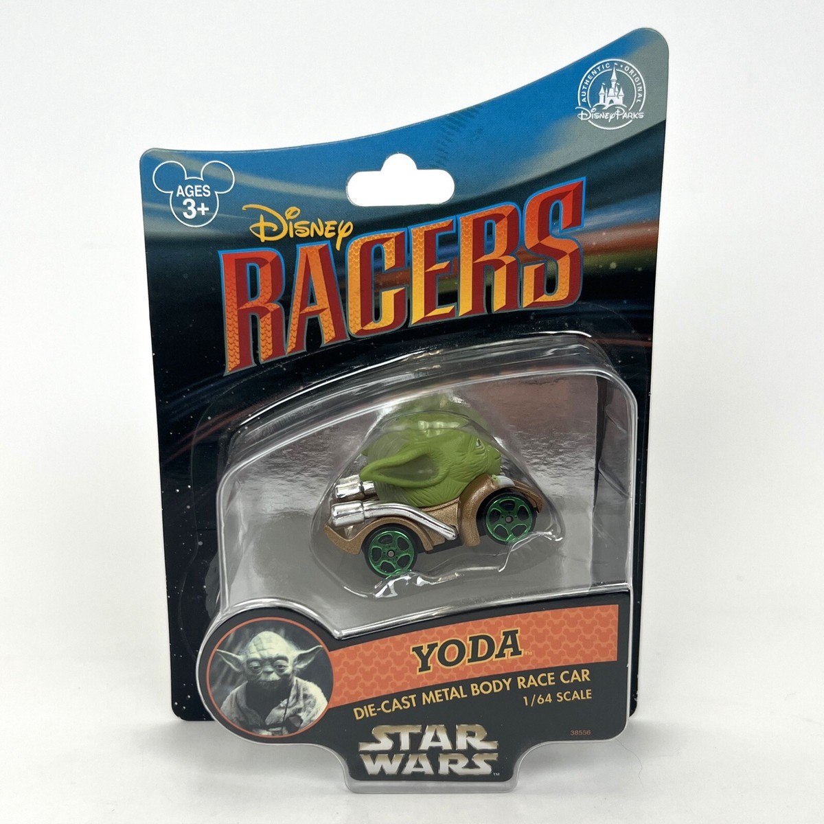 Disney Racers Star Wars YODA Die-Cast Race Car Toy Disney Parks 1