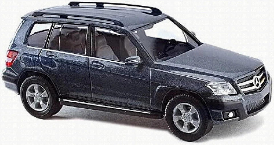 Mercedes Benz Classe GLK SUV 2008-15 X204 Grigio Metallico 1:87 Busch 49756 - Immagine 2 di 2