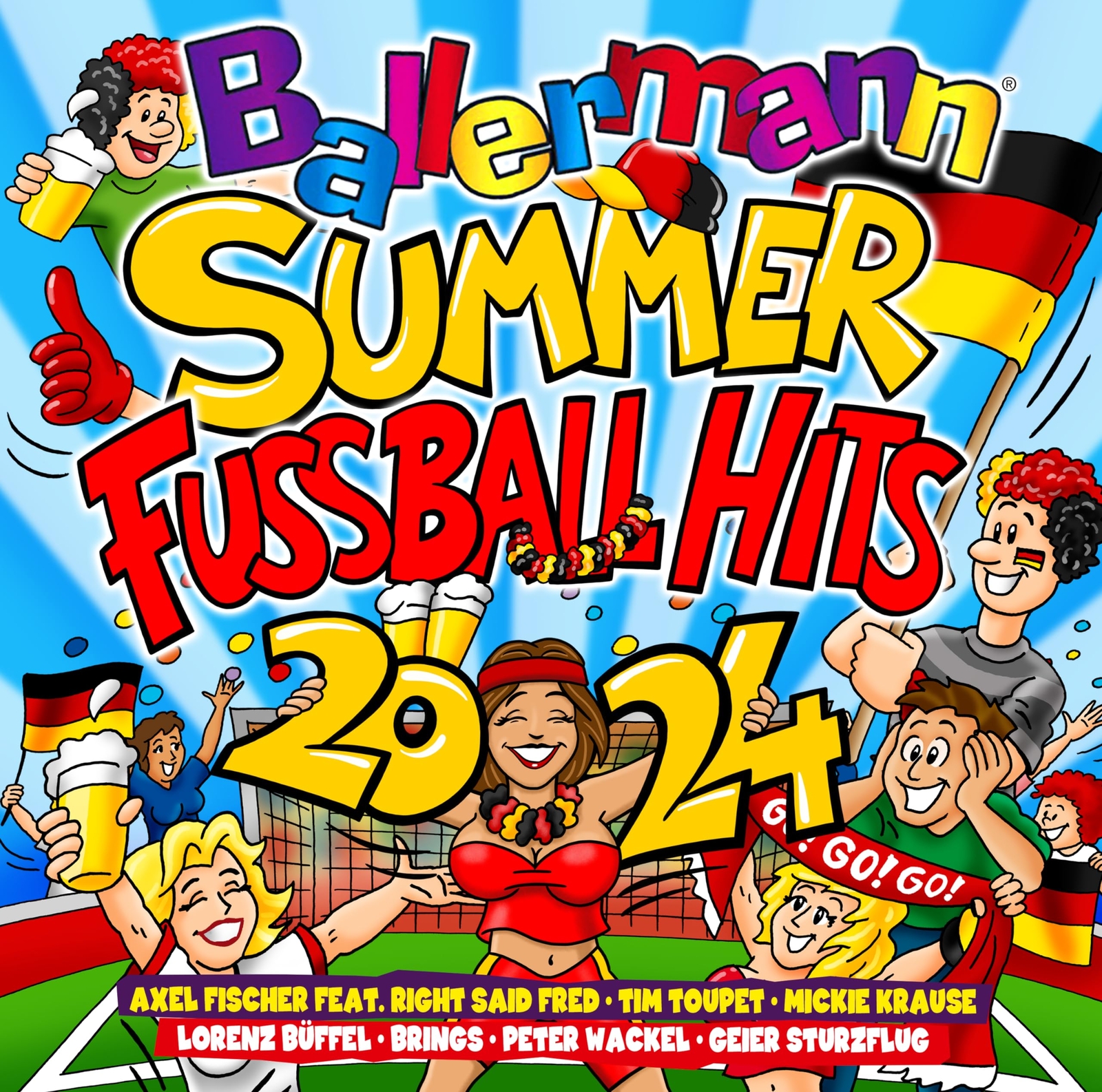 Various Ballermann Summer - Fussball Hits 2024 (CD)