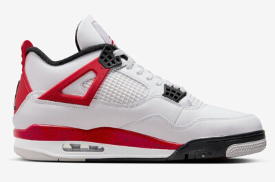 NIKE AIR JORDAN 4 RETRO WHITE CEMENT RED Size 10 1 3 5 9 11 12 13 14 29 30 31 32