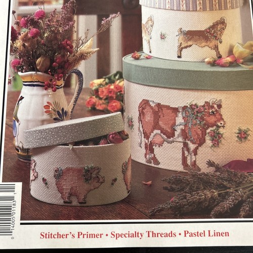 Revista artesanal punto de cruz y país patrones vintage años 80 y 90 punta de aguja - Imagen 5 de 12