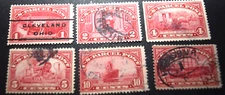 1912-13 US Stamps Scott # Q-1/Q-2/Q-4-6/Q-9 - Parcel Post Issues - Used/NH/NG/VF