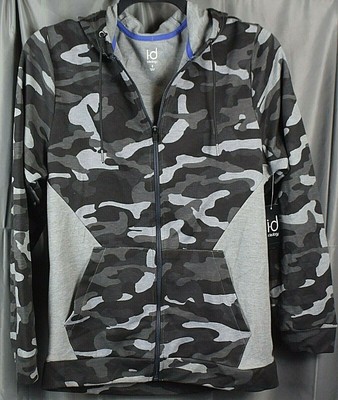 black camo zip hoodie