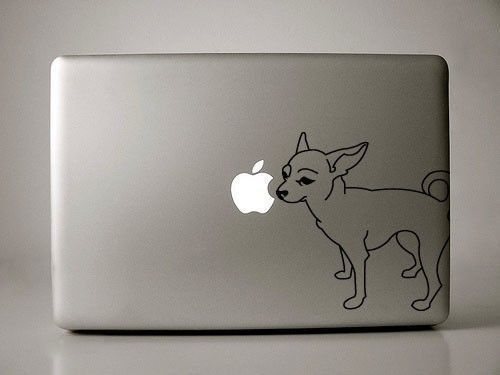 Autocollant Chihuahua pour Macbook 13" - Photo 1 sur 1