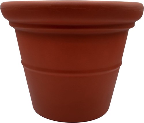 The HC Companies 20 Inch Terrazzo Extra Large Round Planter 20", Terra Cotta