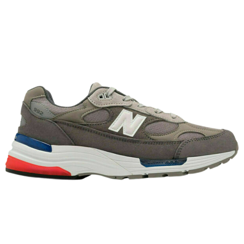 New Balance 992 Made in USA Grey Blue Red