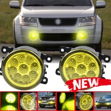For 2006-2012 Suzuki Grand Vitara Clear Fog Light Bumper Lamp Leftright Yellow