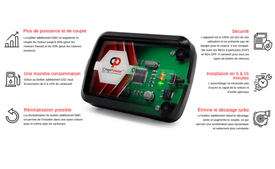 FR Boitier Additionnel OBD V4 Pour Peugeot 308 Mk1 I /CC SW 1.4 VTi Box Essence