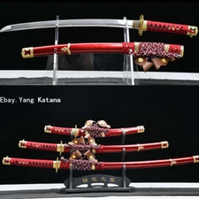 Suit Japanese Sword Samurai Battle Katana Tachi Wakizashi Tanto Manganese Steel