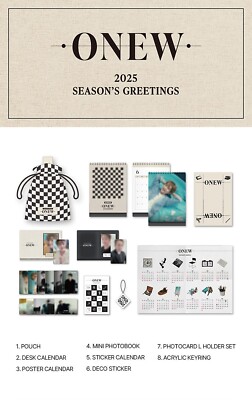 SHINEE ONEW 2025 SEASON'S GREETINGS/Calendar+Poster+Photo