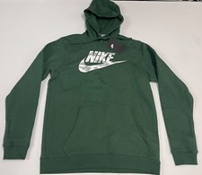 NIKE MENS HOODIE GREEN CAMO DO7081-323 MEDIUM