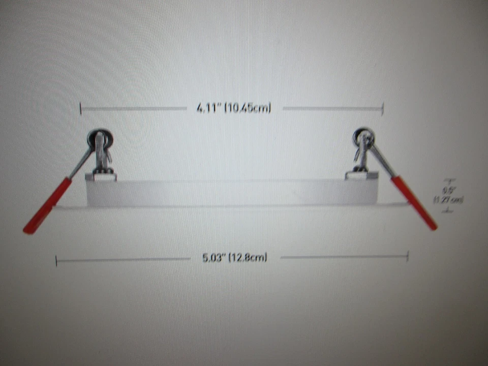 Globe Electric Slimline 4 pulgadas Kit empotrado LED integrado acabado blanco 4PK Foto 2 de 4
