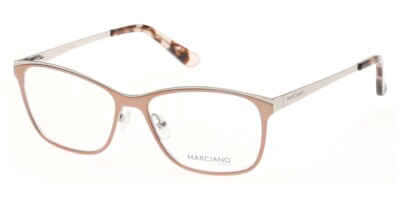 Marciano By Guess GM0255 029 Matte Gold Metal Optical Eyeglasses 53-16-135 0255