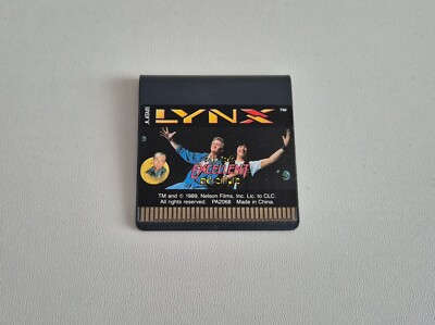 Atari Lynx Bill & Ted's Excellent Adventure Video Game Cartridge 1991