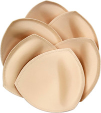 3 Pairs Bra Pads Inserts Push Up, Breathable Breast Enhancers Inserts for Sport