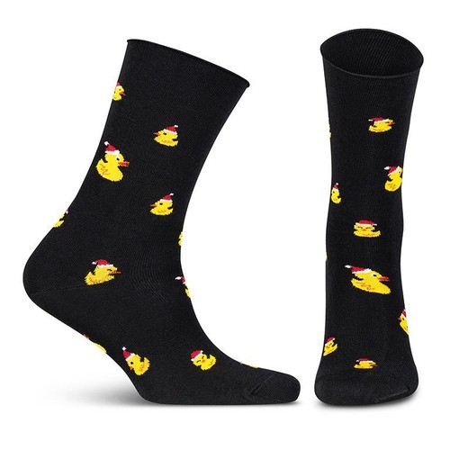 Crönert Calcetines Mujer Patos Con Gorra Gorro de Navidad 18835 Algodón - Imagen 5 de 9