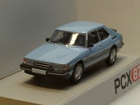 Pcx Saab 900 Turbo, 1986, Hell-Blau Mit Dekor - Pcx 870650 - 1:87