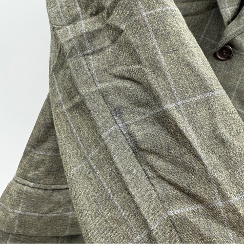 Brioni Blazer Men's Size 54L IT Gray Plaid Pure Cashmere Three Button Italy - Picture 7 of 11