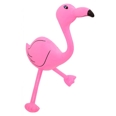AUFBLASBARES ROSA FLAMINGO KOSTÜM LUAU TROPISCH PARTY 64 CM ACCESSOIRE PAKET