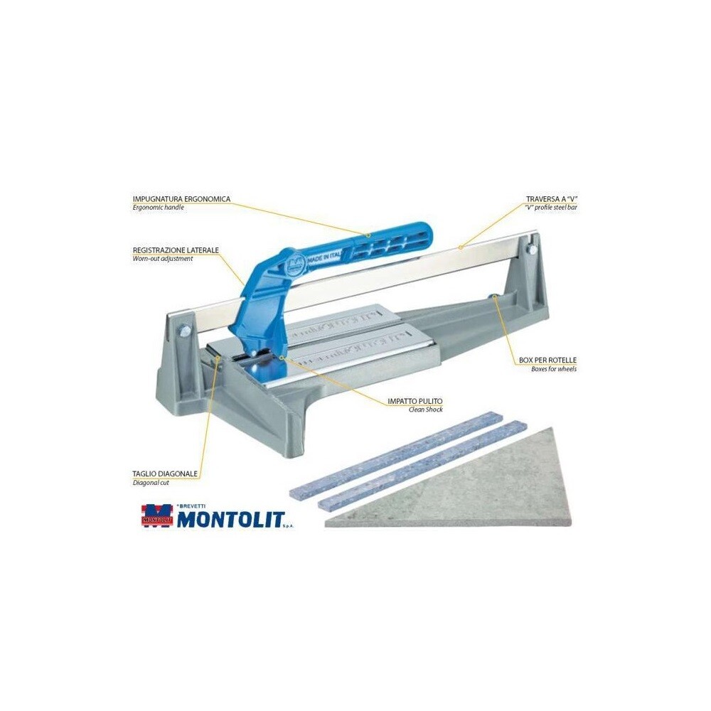 Montolit MiniMontolit 26A2 Evolution 2: Tagliapiastrelle 36cm per Gres