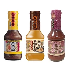 [Taiwan Sauce] Fermented Tofu Sauce, Seafood Sauce, Garlic Sauce 200g 台灣搵醬
