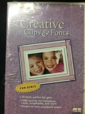 SCRAPBOOK Creating Keepsakes DVD - Creative Clips  Fonts For Girls
