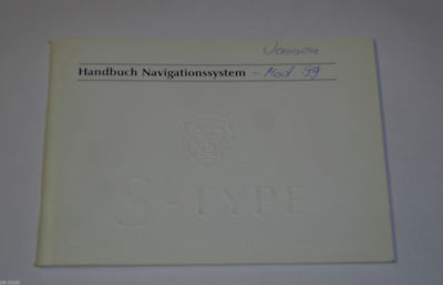 Betriebsanleitung Navigationssystem / Navi Jaguar S-Type, Stand 02/1999