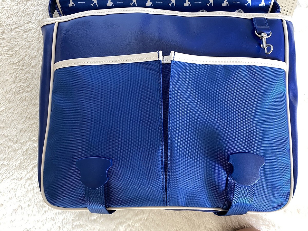 希少品 Pan Am ネイビー ショルダーバッグ 超美品 希少品 Pan Am ネイビー ショルダーバッグ 超美品