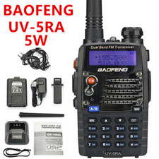 BaoFeng UV-5RA VHF UHF Dual Band Two-way Walkie-Talkie 136-174/400-520MHz Radio