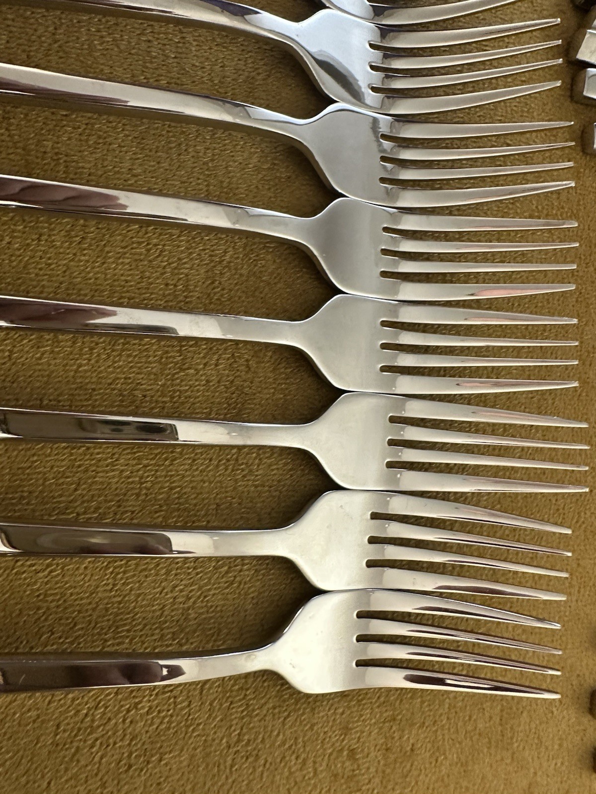 SERVICE FOR 8+ Serving Set Cambridge Chop Conversation 18/10 Stainless **MINT** thumbnail 6